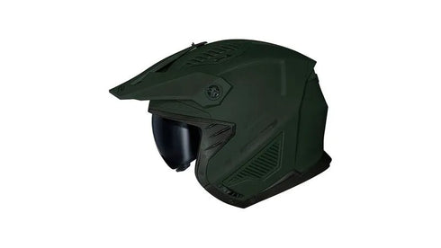 CASCO LS2 DRIFTER SOLID VERDE MATE OF606